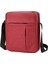 Erkek Omuz Çapraz Çanta Küçük Kare Moda Günlük Kırmızı (Yurt Dışından) 1