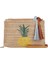 Kadın Saman Omuz Çantaları Nakış Fermuar Çanta Yaz Plaj Bohemian Crossbody Ananas (Yurt Dışından) 1