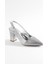 Kadın Gümüş TPU Abiye Ayakkabı 2