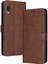 Kart Yuvası ile Toka ile Samsung Galaxy A02 Saf Renk Için Flip Case (Yurt Dışından) 1
