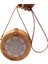 Baskı Yuvarlak Rattan Crossbody Çanta, Kadınlar Için Hasır Boho Çanta Çanta El Yapımı Debriyaj Omuz Çantası, Yağmur (Yurt Dışından) 1