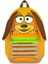 Cennec Sallanan Kulaklar Ilkokul Sırt Çantası ve Beslenme Çantası Seti - Erkek Çocuk - Sarı 2