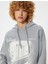 Oversize Kapüşonlu Sweatshirt Slogan Baskılı Uzun Kollu 2