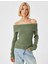 Omzu Açık Triko Kazak Uzun Kollu 3