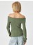 Omzu Açık Triko Kazak Uzun Kollu 4