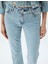 Ispanyol Paça Kot Pantolon Düğmeli Normal Bel Slim Fit - Flare Jean 5