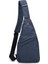 Erkek Anti-Hırsızlık Sırt Çantası Erkekler Sling Bir Omuz Su Geçirmez Seyahat Küçük Göğüs Çanta Ince Mini Crossbody Mavi (Yurt Dışından) 1