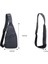 Erkek Anti-Hırsızlık Sırt Çantası Erkekler Sling Bir Omuz Su Geçirmez Seyahat Küçük Göğüs Çanta Ince Mini Crossbody Mavi (Yurt Dışından) 3