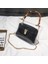 Şeffaf Çanta Kadın Çanta Bambu Saplı Yaz Küçük Zincir Crossbody Çanta Bayanlar Saman Plaj Çantaları (Siyah) (Yurt Dışından) 2