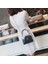 Şeffaf Çanta Kadın Çanta Bambu Saplı Yaz Küçük Zincir Crossbody Çanta Bayanlar Saman Plaj Çantaları (Siyah) (Yurt Dışından) 3