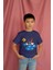 Erkek Çocuk Pamuk Bisiklet Baskılı Kısa Kol Tshirt 3