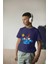 Erkek Çocuk Pamuk Bisiklet Baskılı Kısa Kol Tshirt 1