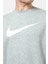 Sportswear Grey Sweatshirt Şardonlu Erkek Sweatshirt Gri 4