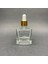 50 ml Kare Model Cam Damlalıklı Şişe , Gold Metal Kapaklı , 50 cc Cam Damlalıklı Köşeli Şişe x 6 Adet 1