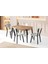 Venüs Star Mdf Mutfak Masa Sandalye Takımı 80x130 1