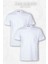 John Borners Erkek ikili O Yaka Spor Premium Basic T-Shirt 1