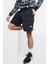 Sportswear Clup Fleece Erkek Siyah Kargo Cepli Şort 5