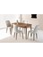 Venüs Milano Mdf Mutfak Masa Sandalye Takımı 80x130 1