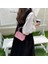 Niş Kadın Çantası Basit Mini Pembe Küçük Kare Çanta 2024 Yeni Stil Yabancı Stil Küçük Çanta El Tipi Çapraz Çanta Moda (Yurt Dışından) 4