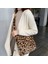 Leopar Baskı Peluş Kadın Omuz Çantası Moda Retro Sıcak Çanta Büyük Kapasiteli Rahat Messenger Kahverengi (Yurt Dışından) 2