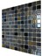 Mutfak Tezgah Arası, Havuz, Sauna, Spa, ve Yaşam Alanlarının Tüm Yüzeyleri Için Lüsterli Siyah Kristal Cam Mozaik. Cam Ebatı: 23X23 Mm. File Ölçüsü: 30X30CM. (1 Kutu=11 File=1m2 Fiyatıdır ) 2
