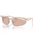 Pr A25S 12S4I2 71 Kadın Cat Eye Pembe Çerçevesiz Güneş Gözlüğü 1