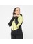 Outline Warm Hybrid Kadın Tam Fermuar Polar - Sarı Siyah 1