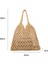 Moda Popüler Plaj Çantası Kadın El Yapımı Dokuma Kompozit Yeni Örgü Halat Dokuma Içi Boş Saman Alışveriş 2 Takım Kahverengi (Yurt Dışından) 3