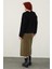 Siyah V Yaka Oversize Triko Kazak 5