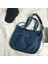 Yıkanmış Messenger Çanta Kız Öğrenci Omuz El Yelken Lacivert (Yurt Dışından) 3
