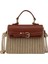 Kadınlar Için Hasır Çantalar Yaz Crossbody Çanta Bayanlar Küçük Çantalar ve Çantalar Kadın Seyahat Messenger Kahverengi (Yurt Dışından) 1