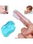 Babyjem Silikon Bebek Parmak Diş Kaşıyıcı Fırçası ( Mavi, Silikon) 2