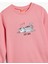 Sweatshirt Kedi Baskılı Bisiklet Yaka Pamuklu Şardonlu 3