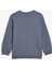 Sweatshirt Kuru Kafa Baskılı Uzun Kollu Bisiklet Yaka Şardonlu 2