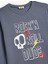 Sweatshirt Kuru Kafa Baskılı Uzun Kollu Bisiklet Yaka Şardonlu 3