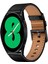 Samsung Galaxy Watch 4 Için Metal Düğme Deri Kayış (Yurt Dışından) 1