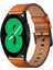 Samsung Galaxy Watch 4 Için Metal Düğme Deri Kayış (Yurt Dışından) 1