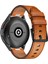 Samsung Galaxy Watch 4 Için Metal Düğme Deri Kayış (Yurt Dışından) 2
