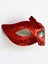 Simli Parti Maskesi Balo Parti Kostüm Aksesuarı Maske Kırmızı 2