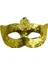 Simli Parti Maskesi Balo Parti Kostüm Aksesuarı Maske Altın 1