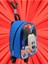Anaokulu Kreş Çekçekli Tekerli Mavi Mickey Mouse Kabartmalı 2-6 Yaş Sırt Çantası ve Okul Çantası 3