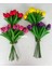 8'Li Yapay Islak Lale Buketi 1.Kalite Sarı 4