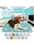 Pembe Pasta Stili 60X75CM Köpek Idrar Emici Kumaşlı Yıkanabilir Eğitim Pedi Su Geçirmez Koltuk Kapağı Soğutucu Mat-Köpek Bezi Yeniden Kullanılabilir (Yurt Dışından) 2