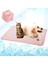 Pembe Tarzı Xs 40X30CM Köpekler Kediler Için Yazlık Kendinden Soğutmalı Mat, Nefes Alabilen Evcil Hayvan Kafes Ped, Taşınabilir Yıkanabilir Evcil Hayvan Soğutma Battaniyesi (Yurt Dışından) 1