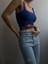 Bel Bağcıklı Crop Bluz 2