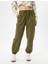 Jogger Pantolon Kargo Cepli Beli Bağcıklı Slim Fit 3