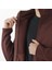 Essential Erkek Tam Fermuar Polar - Bordo 5