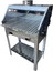 Paslanmaz Kömürlü Mangal 35 x 60 cm Bacalı Barbekü 1