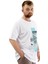 T-Shirt Bıs Yaka Francısco 24086 Beyaz 3