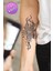 1 Ay Kalıcı Tattoo Gerçek Dövme Görünümlü Güneş Motifli Dövme 1